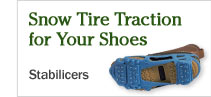 Snow Tire Traction for Your Shoes
