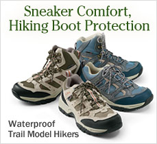 Sneaker Comfort, Hiking Boot Protection