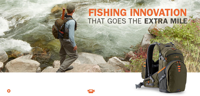 Fishing Innovation That Goes the Extra Mile. This ground-breaking pack quickly converts from day pack to vest so you'll go from getting there to fishing, faster.