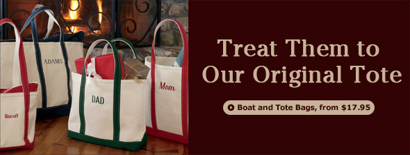Boat and Tote Bags, from $17.95