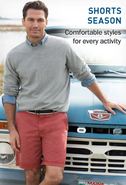 Shorts Season. Comfortable Styles for Every Activity. 
