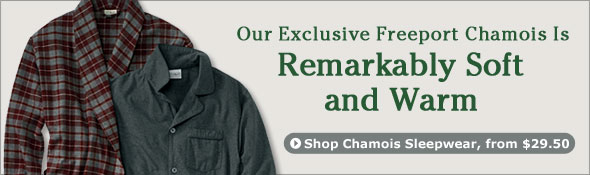 Bean's Chamois Sleepwear, from $29.50