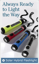 Solar Hybrid Flashlight