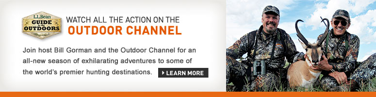 Learn more Watch All the Action on the Outdoor Channel. Enjoy an exciting new season of action-packed hunting on L.L.Bean Guide to the Outdoors. Join host Bill Gorman, L.L. Bean's great-grandson, as he takes you on exhilarating adventures to some of the world's premier hunting destinations. Bill has teamed up with JBO Productions Addicted to the Outdoors and award-winning producer Steve Finch to capture every thrilling moment from beginning to end.