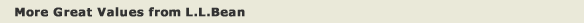 More Great Values from L.L.Bean