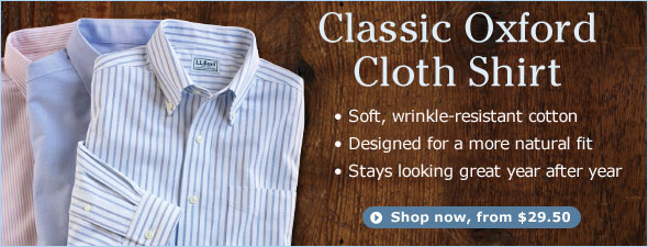 Wrinkle-Resistant Classic Oxford Cloth Shirt, from $29.50