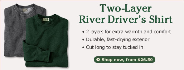 Two-Layer River Driver's Shirt&reg;, from $26.50