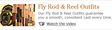 Our Fly Rod & Reel Outfits guarantee you a smooth, consistent cast every time.