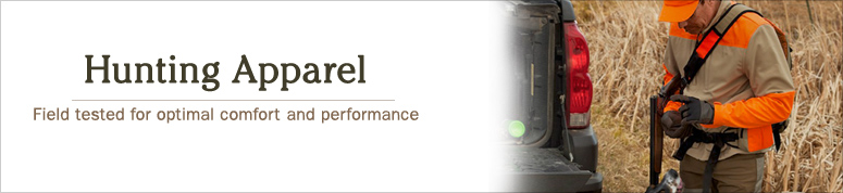 Hunting Apparel. Field tested for optimal comfort and performance