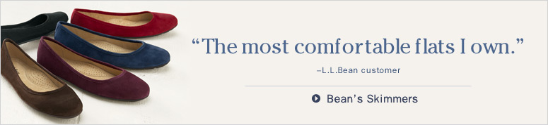 "The most comfortable flats I own." L.L.Bean customer