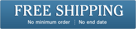 Free shipping. No minimun order, no end date