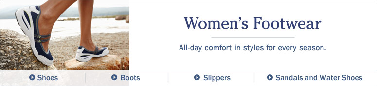 Women's footwear. All-day comfort in styles for every season