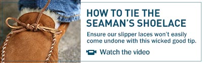 How to tie the Seaman's shoelace