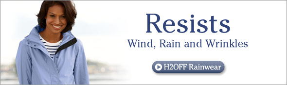 Resists Wind, Rain and Wrinkles