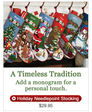 A Timeless Tradition. Add a monogram for a personal touch.
