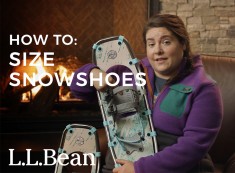 How to Size Snowshoes