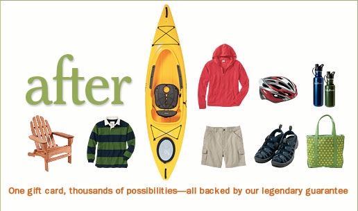 The L.L.Bean Gift Card The L.L.Bean Gift Card