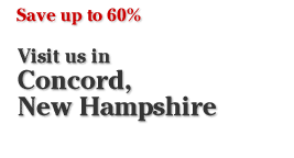 Save at our Concord, NH Outlet