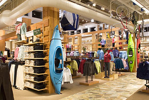 Inside the L.L.Bean store
