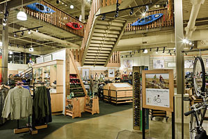 Inside the L.L.Bean store