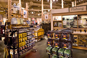 Inside the L.L.Bean store