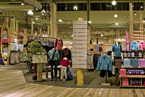 Inside the L.L.Bean store