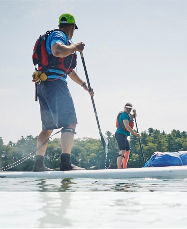 STAND UP PADDLE BOARD DISCOVERY COURSE. Discover how fun and easy it is to paddle on the water in this exciting starter course.