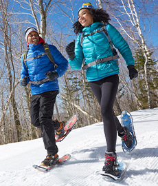 Snowshoeing