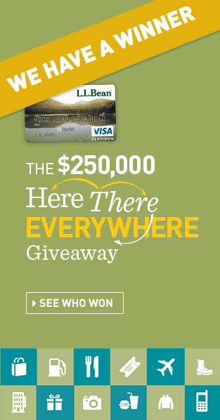 Here, There, Everywhere $250,000 Giveaway.