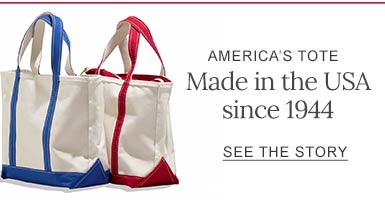 AMERICANS TOTE MADE IN USA SINCE 1944. SEE THE STORY