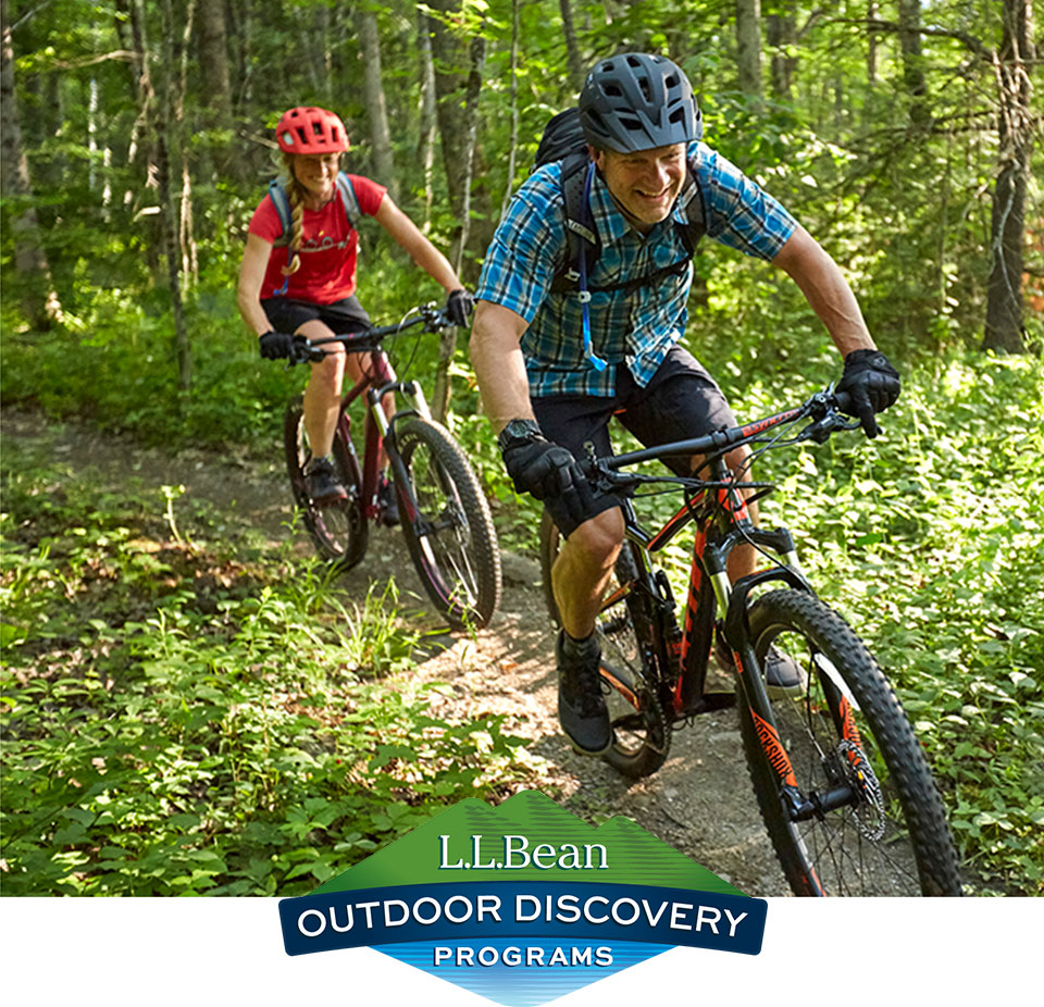 L.L.Bean Outdoor discovery programs. Mountain Biking Image