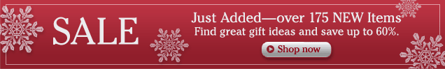 SALE: SALE: Just AddedOver 175 NEW Items