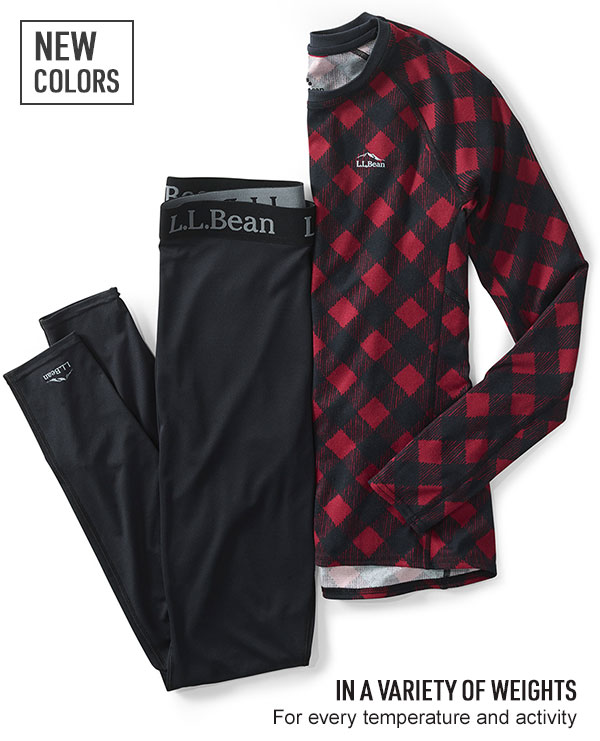 L.L.Bean Synthetic Base Layers.
