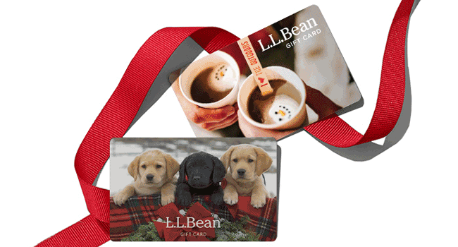 L.L.Bean E-Gift Cards.
