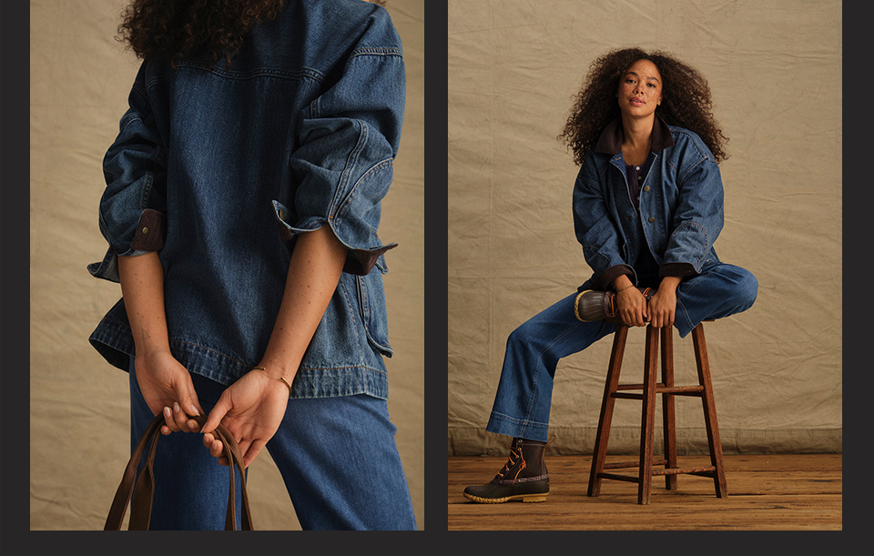 Women's Signature Double L® Denim Barn Coat