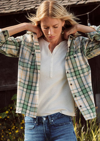 Scotch Plaid Flannel Shirts