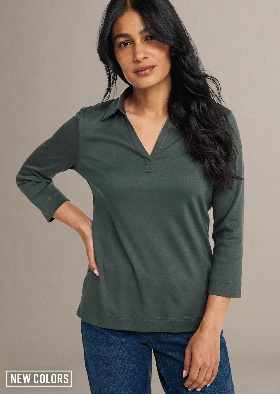 Pima Cotton Polo Tee