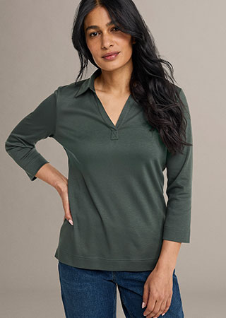 Pima Cotton Polo Tee