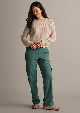 Sunwashed Pull-on Cargo Pants