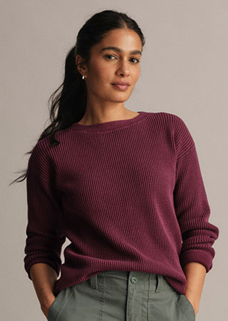 Sunwashed Waffle Sweaters
