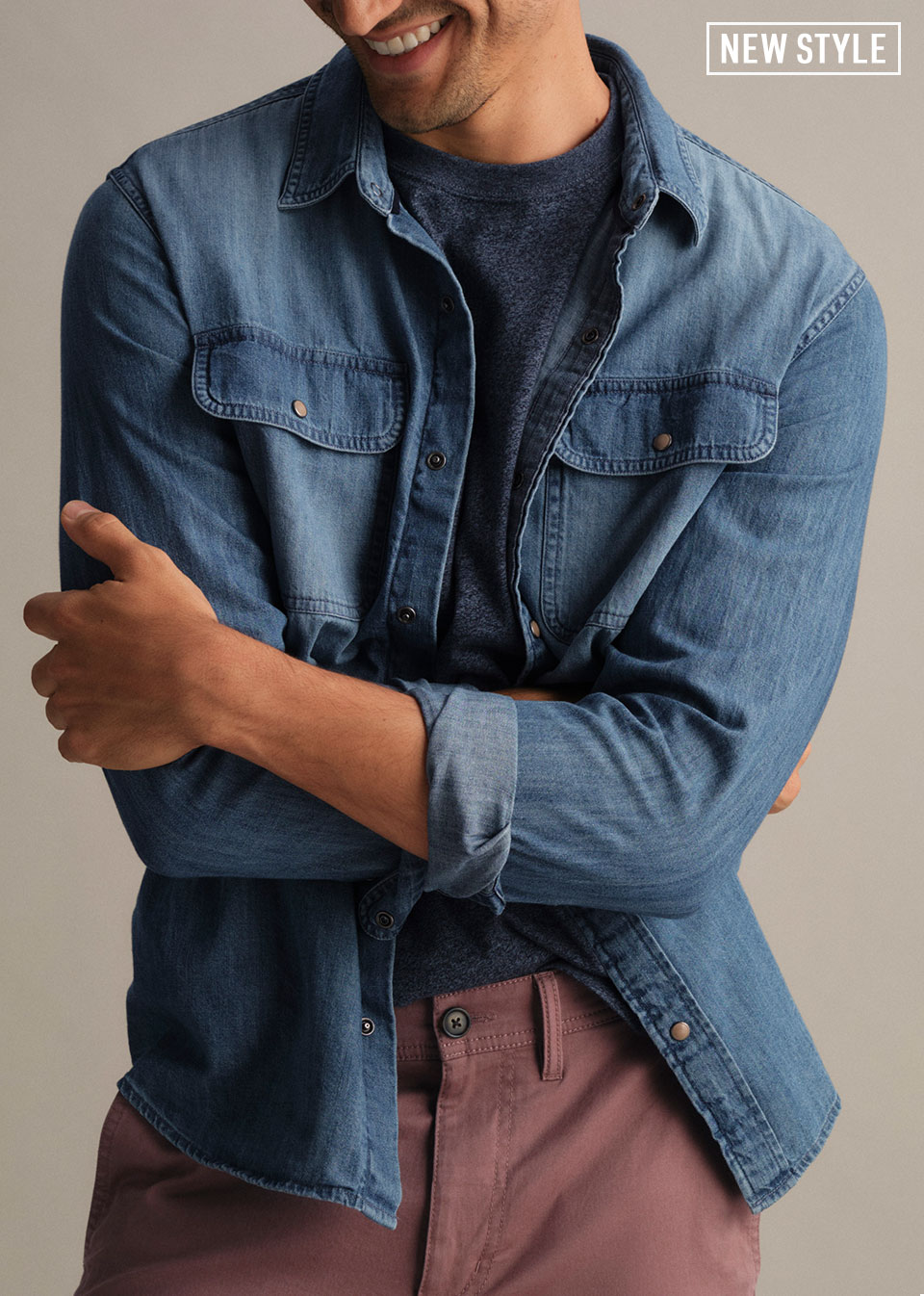 Sunwashed Denim Shirt