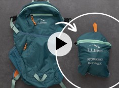 How to Use the L.L.Bean Stowaway Pack Pocket 
