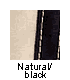 natural/black